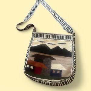 Colorful Woven Shoulder Bag